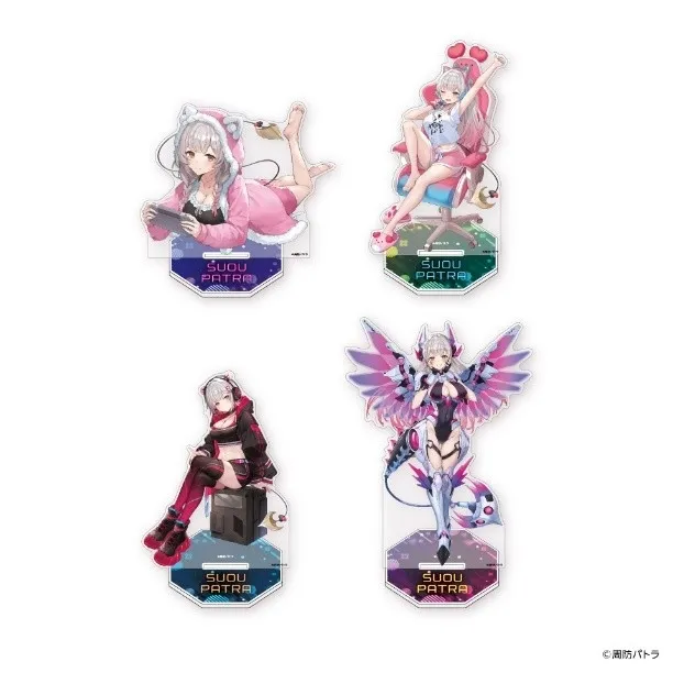 4つのアクリルスタンド