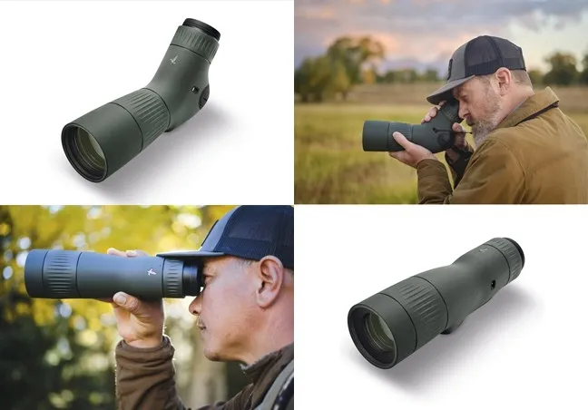 双眼鏡を覗き込む男性