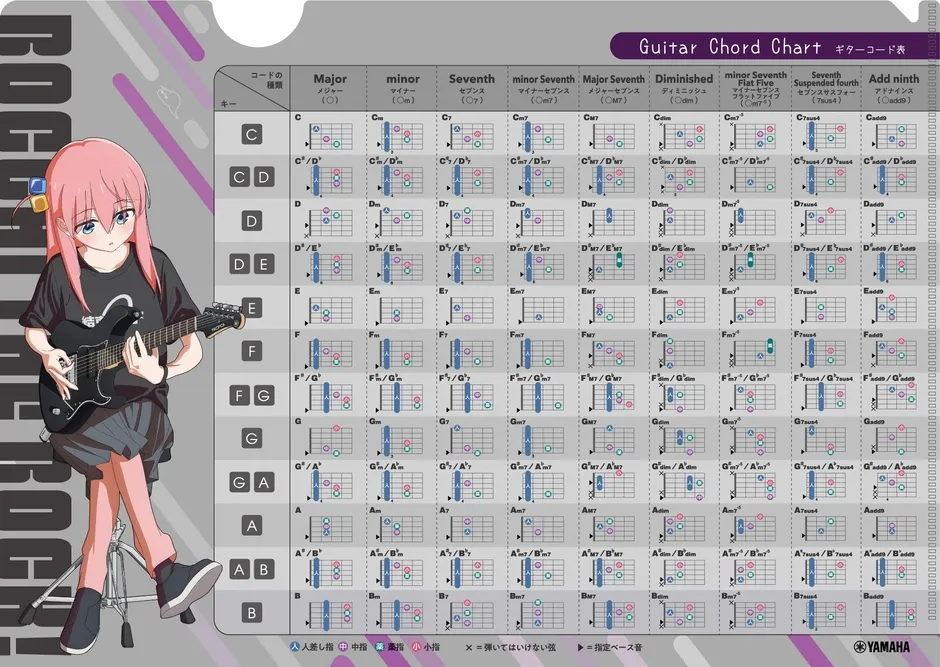 クリアファイルの表裏