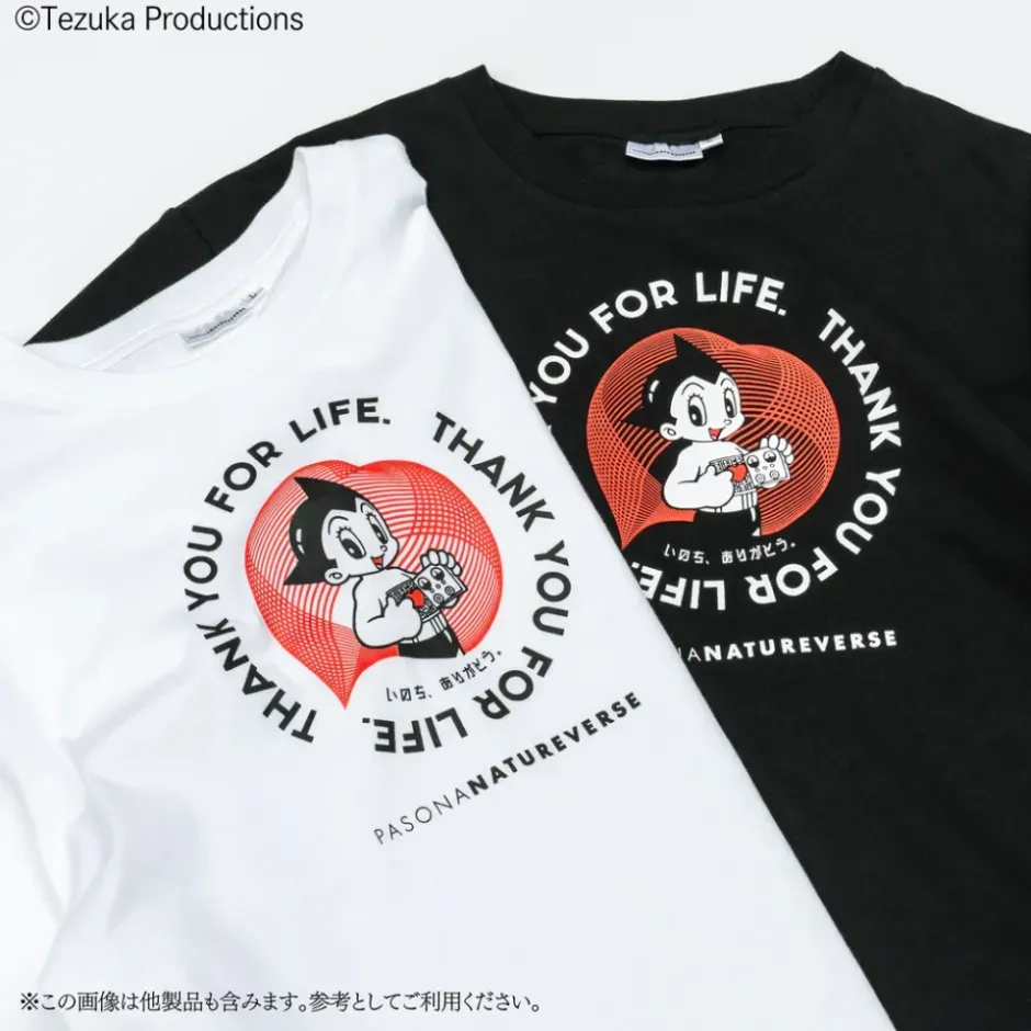 アトムがプリントされたTシャツ