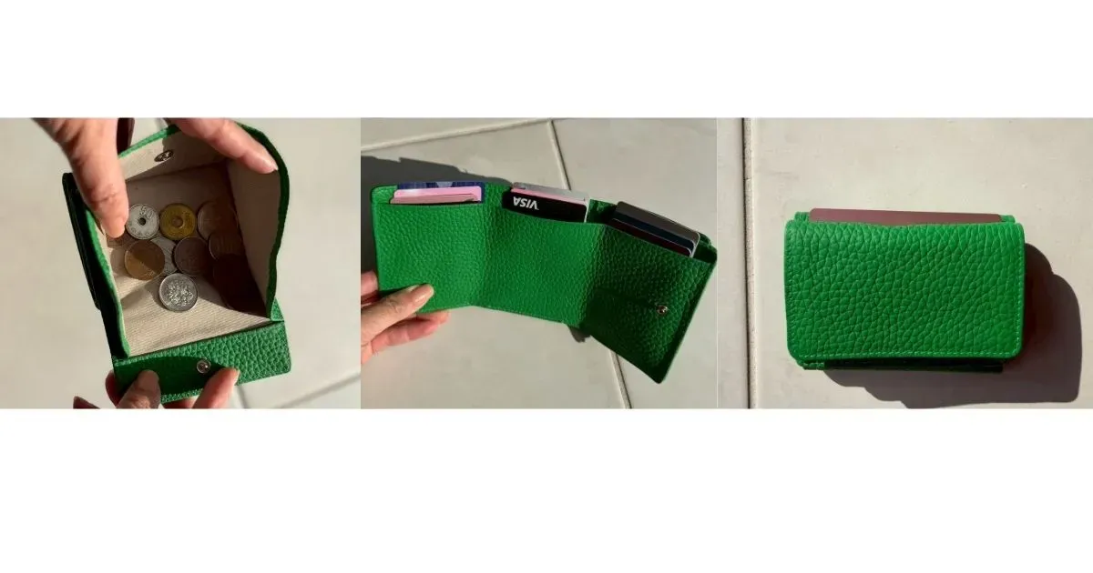 小銭やカードがしっかり入る収納力