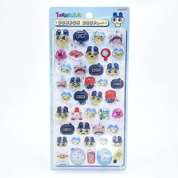 青色基調のたまごっちシール