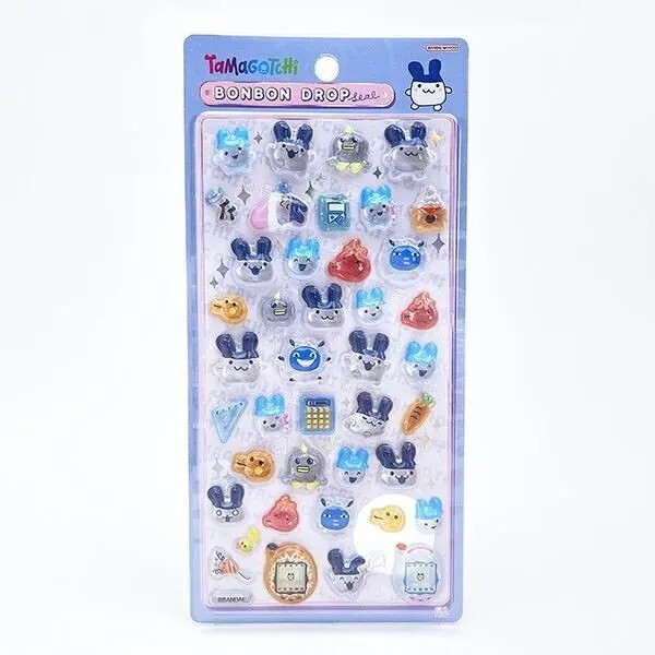 紫色基調のたまごっちシール