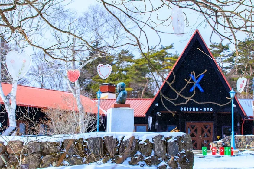 ハート型氷のリース