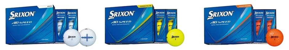 スリクソン AD SPEED 3色のカラーバリエーション