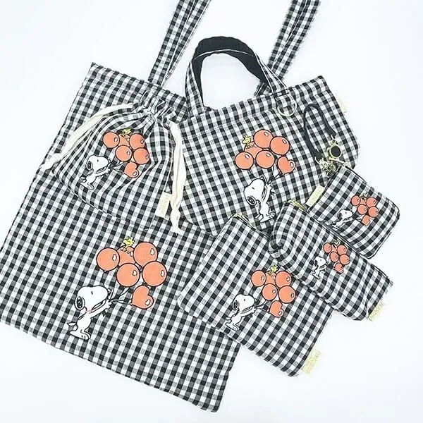 スヌーピーのバルーンチェックシリーズ