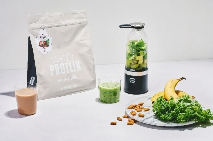 プロテインや健康的な食事のイメージ