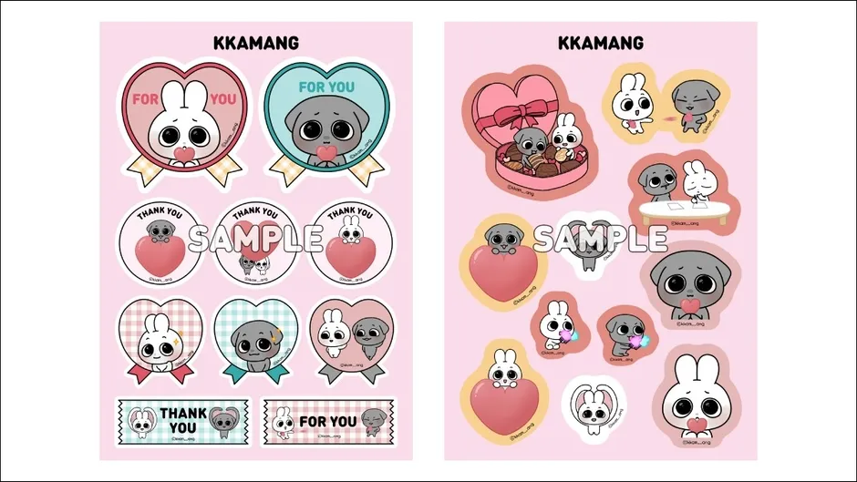 ステッカーのデザイン