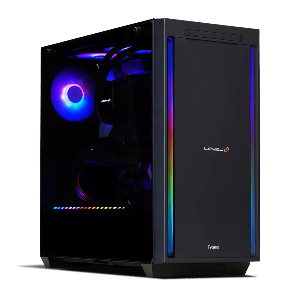 RGBライティングが施されたLEVEL∞のPCケース