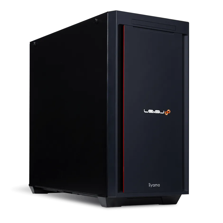 黒を基調としたLEVEL∞のPCケース