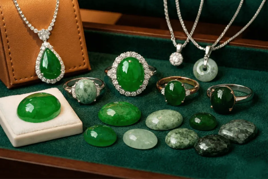 翡翠のジュエリー
