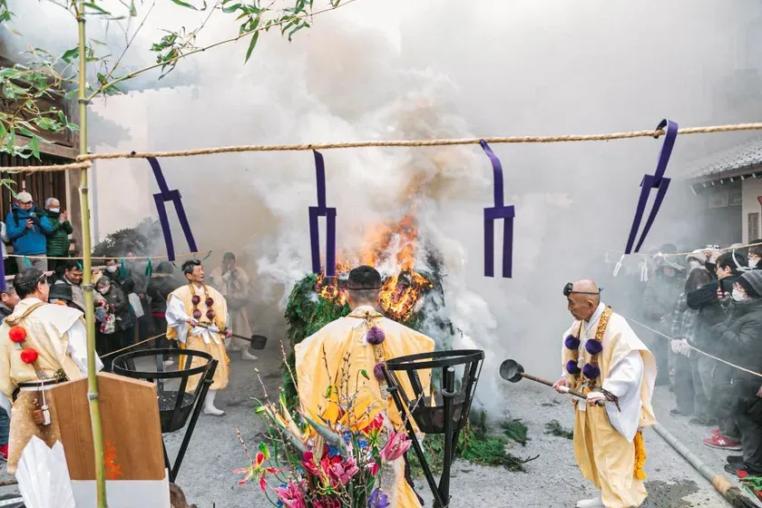 柴燈大護摩の様子3