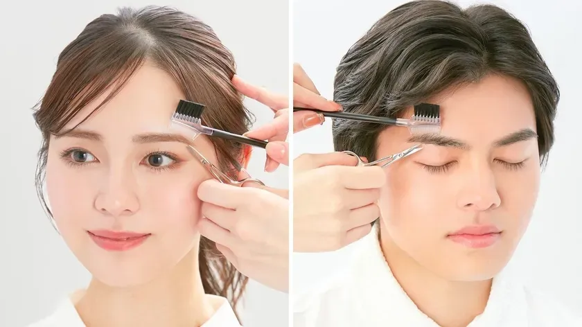 眉カットのイメージ