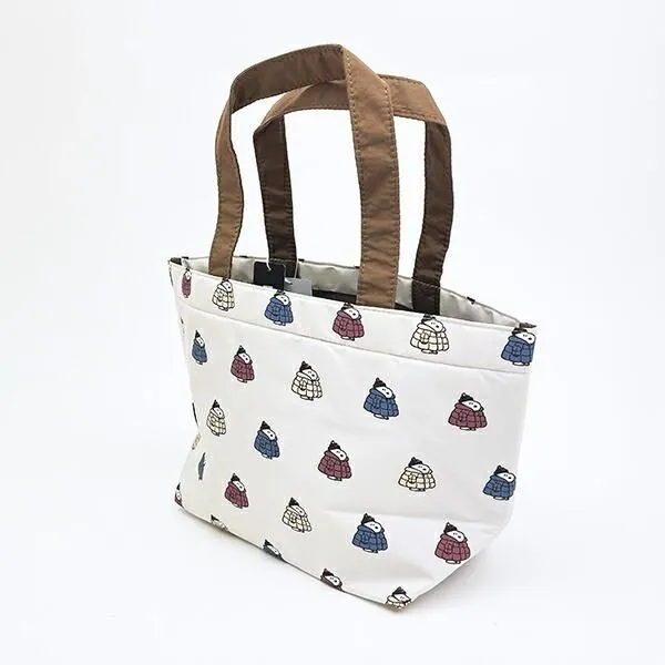 チラシ柄のトートバッグ