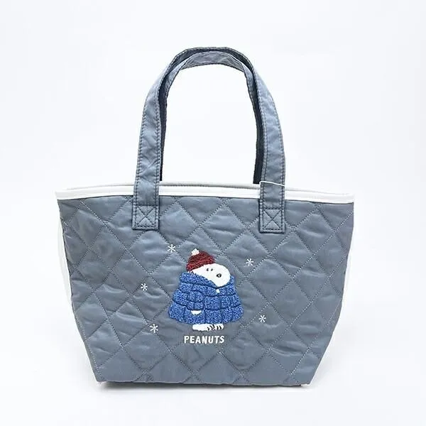スヌーピーのキルティングトートバッグ