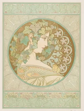 ミュシャの装飾様式