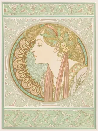 ミュシャの装飾様式