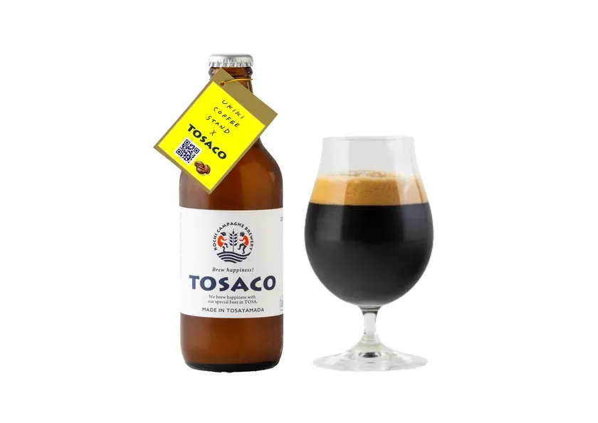 TOSACOとUKIKI COFFEE STANDのコラボビール