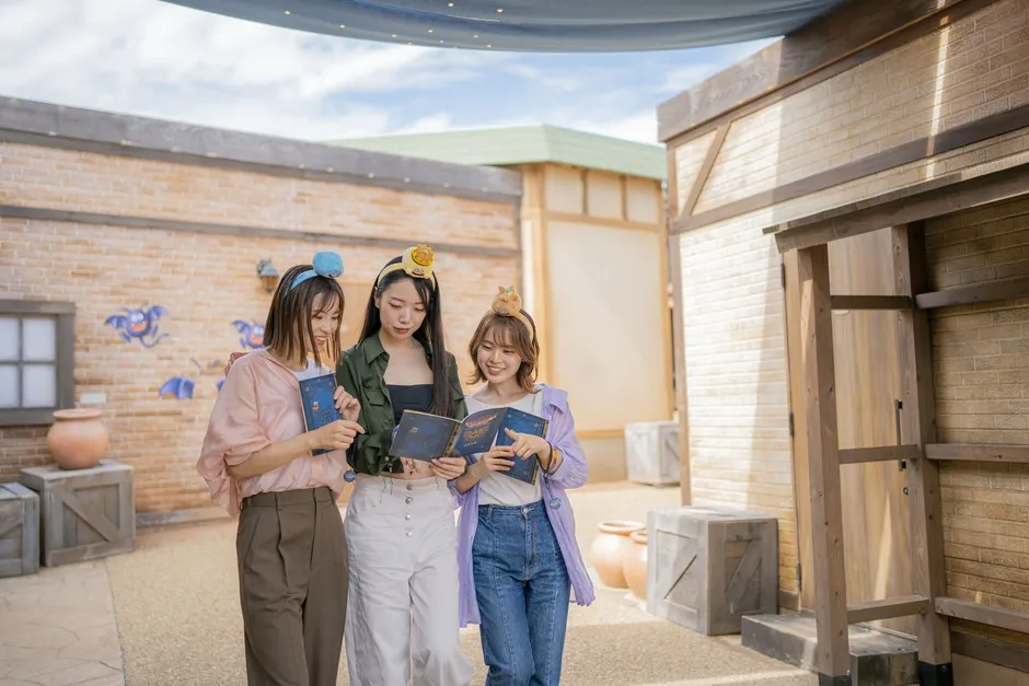 イベントを楽しむ冒険者たち