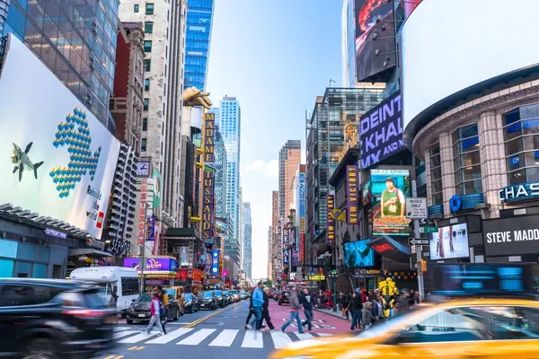 ニューヨークのタイムズスクエア