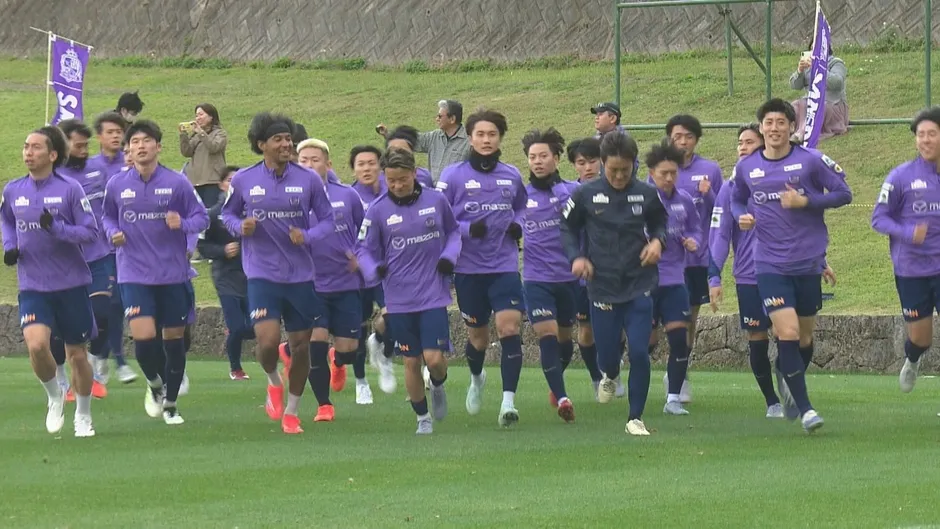 サッカーの試合風景