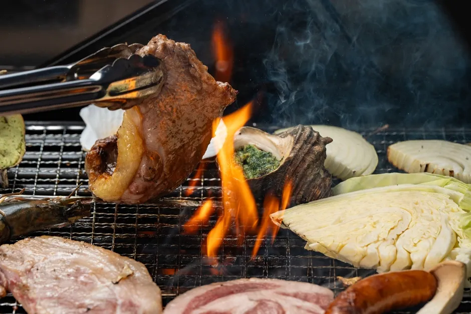 豪華なBBQセット