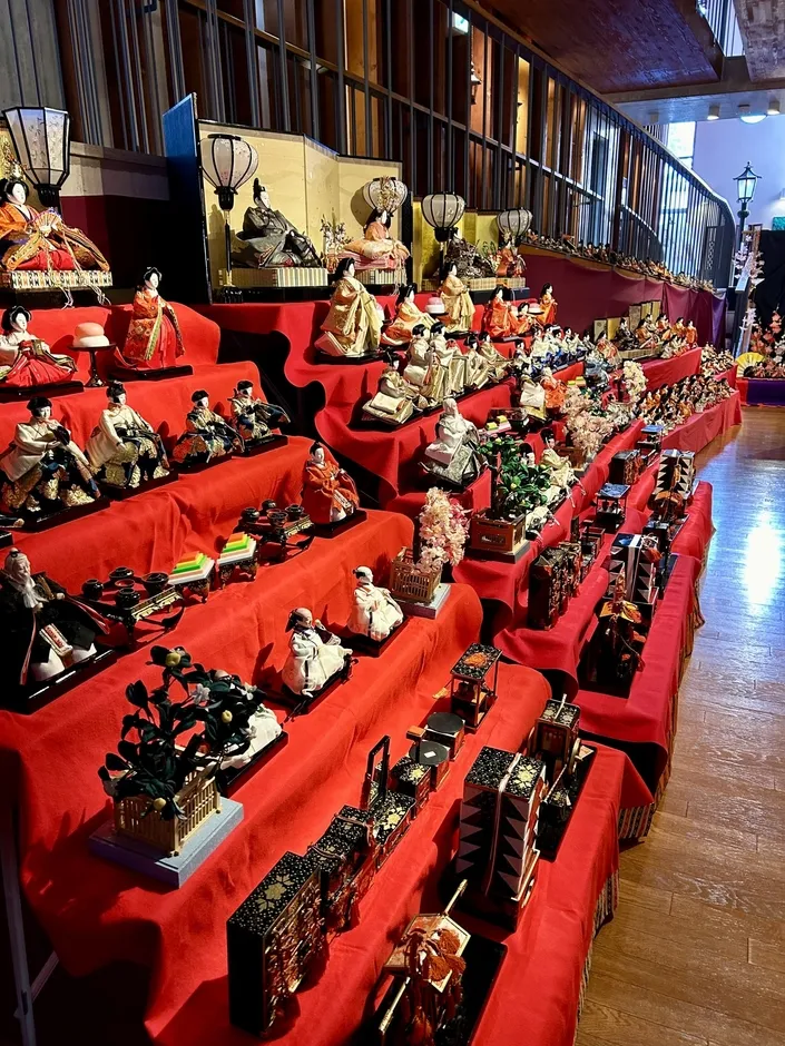 雛人形の展示