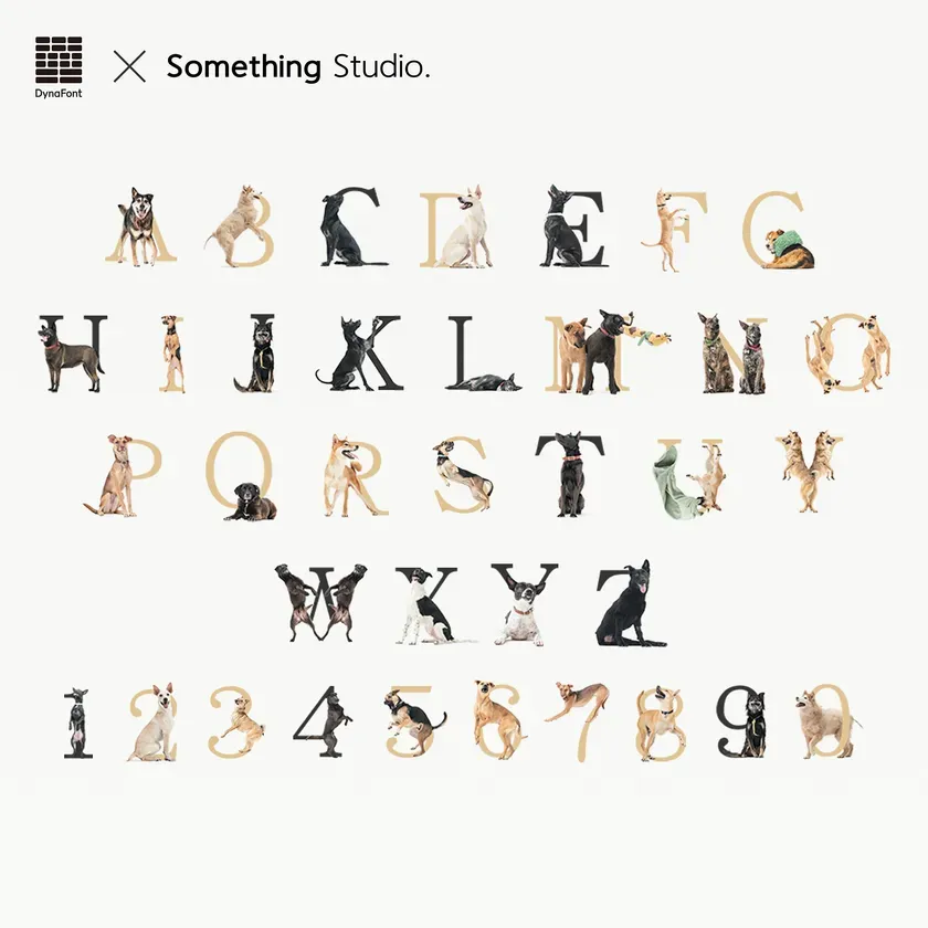 ダイナフォント×Something Studioコラボ書体