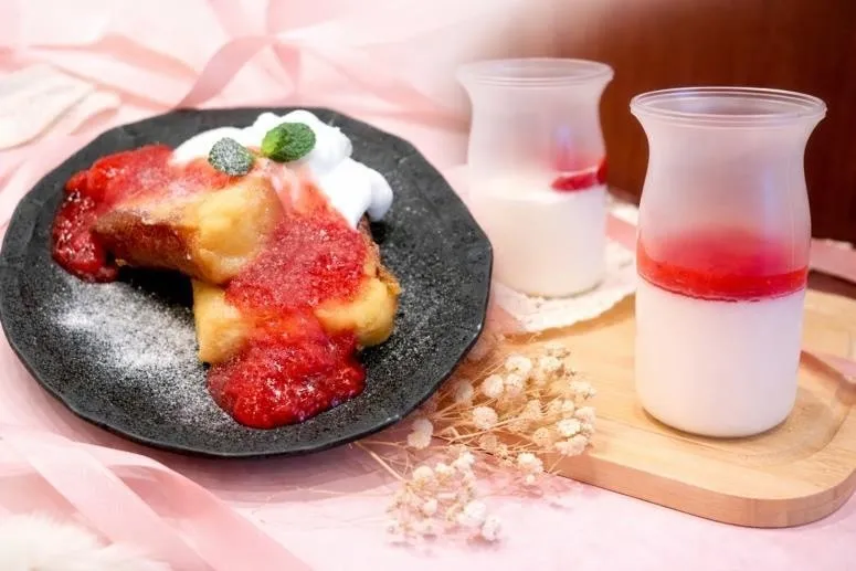 バレンタイン限定のあまおうスイーツ