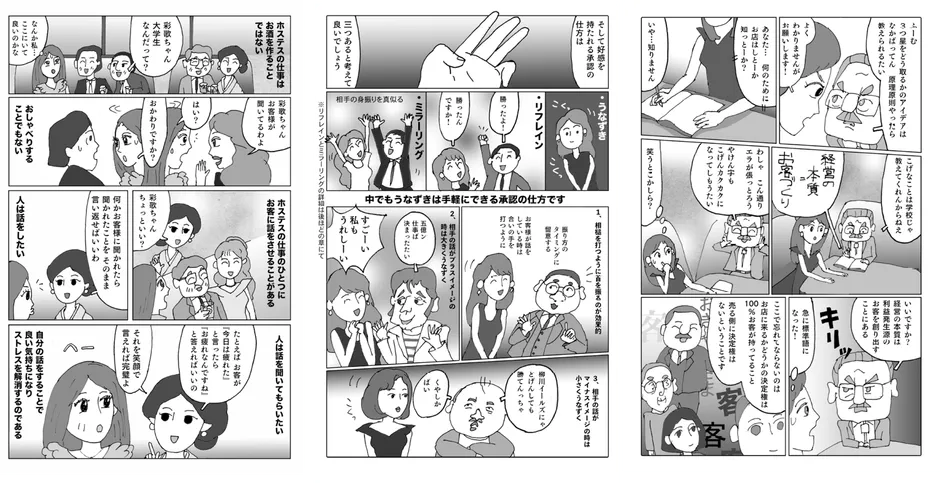 接客の極意をマンガで解説