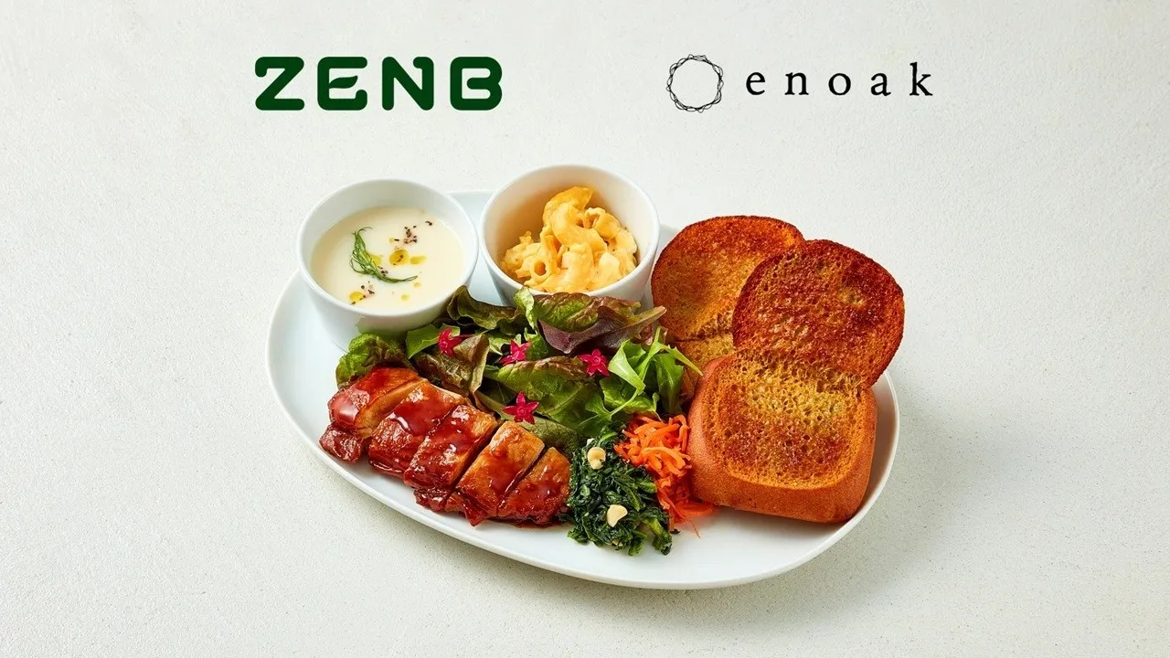 北青山enoakで春支度。ZENBの豆粉パン限定プレート登場