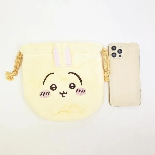 うさぎのフェイス巾着