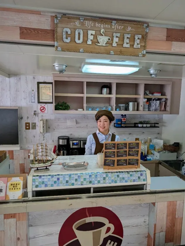 船カフェのメニュー