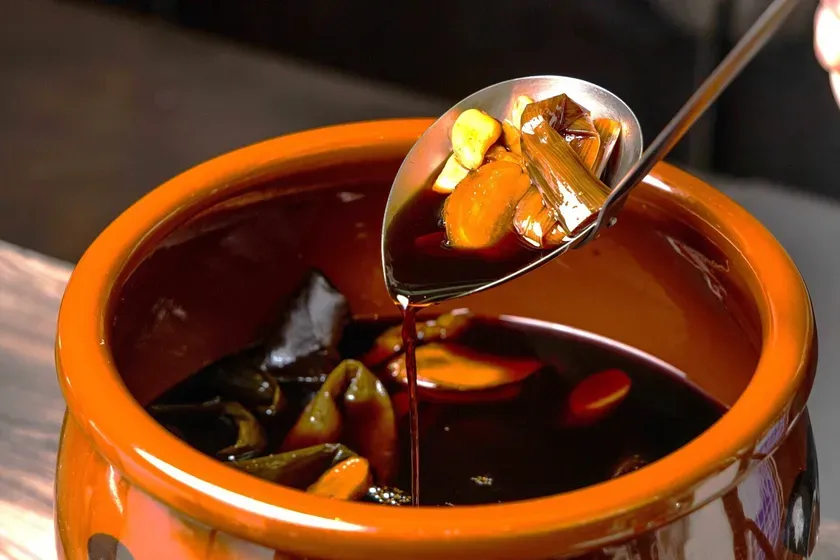 ニンニクの効いたタレ