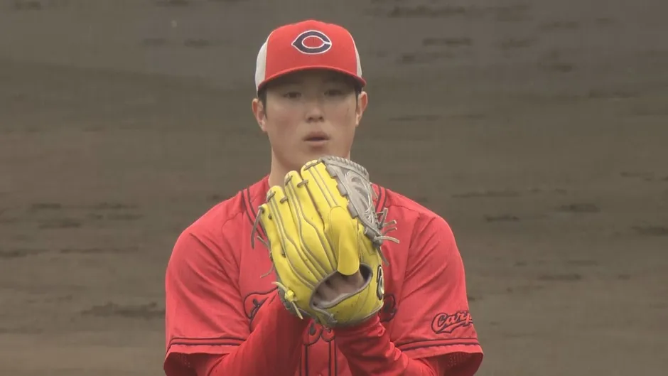 カープのキャンプの様子