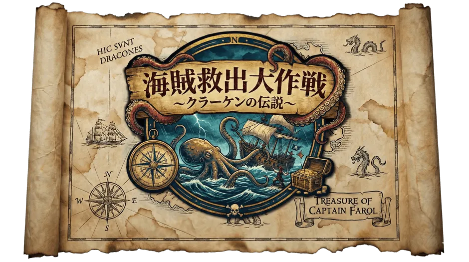 海賊救出大作戦～クラーケンの伝説～