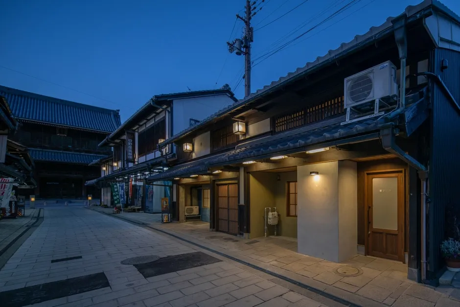 長浜の夜の街並み