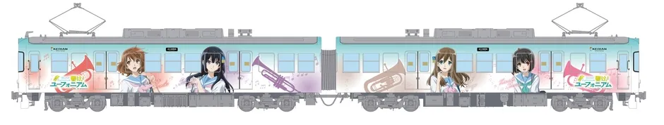大津線ラッピング電車